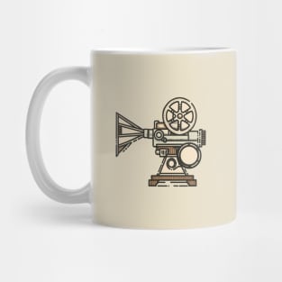 Silent film projector Mug